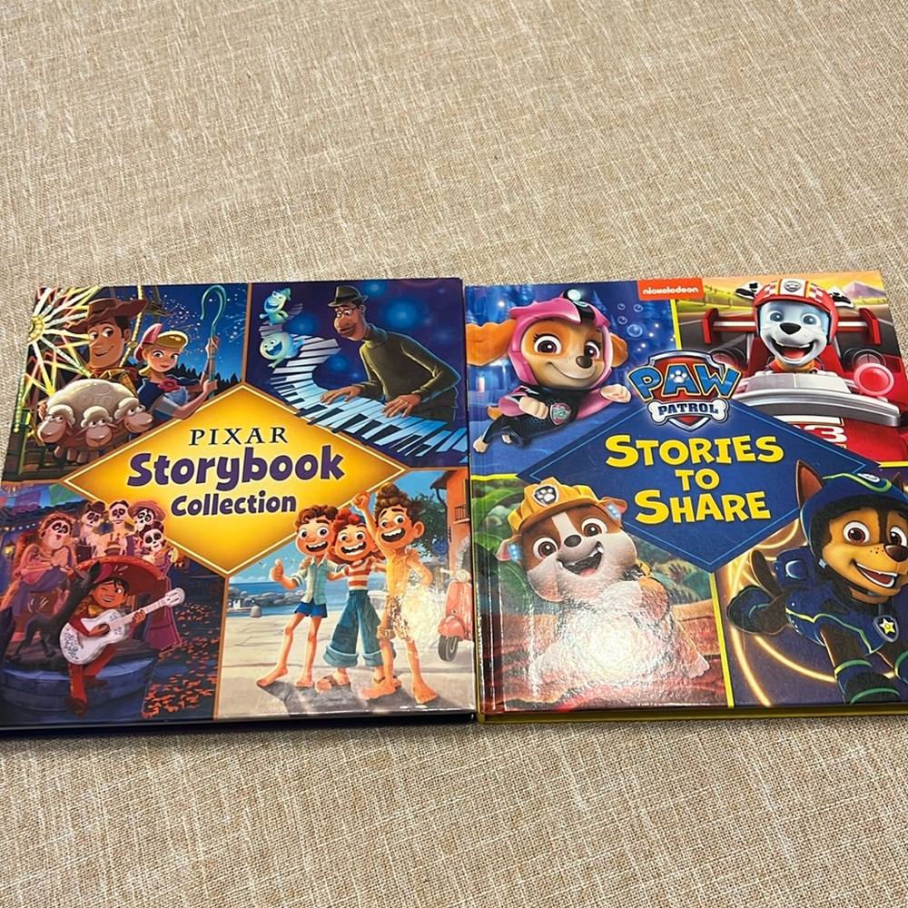 Pixar and Paw Patrol Storybooks